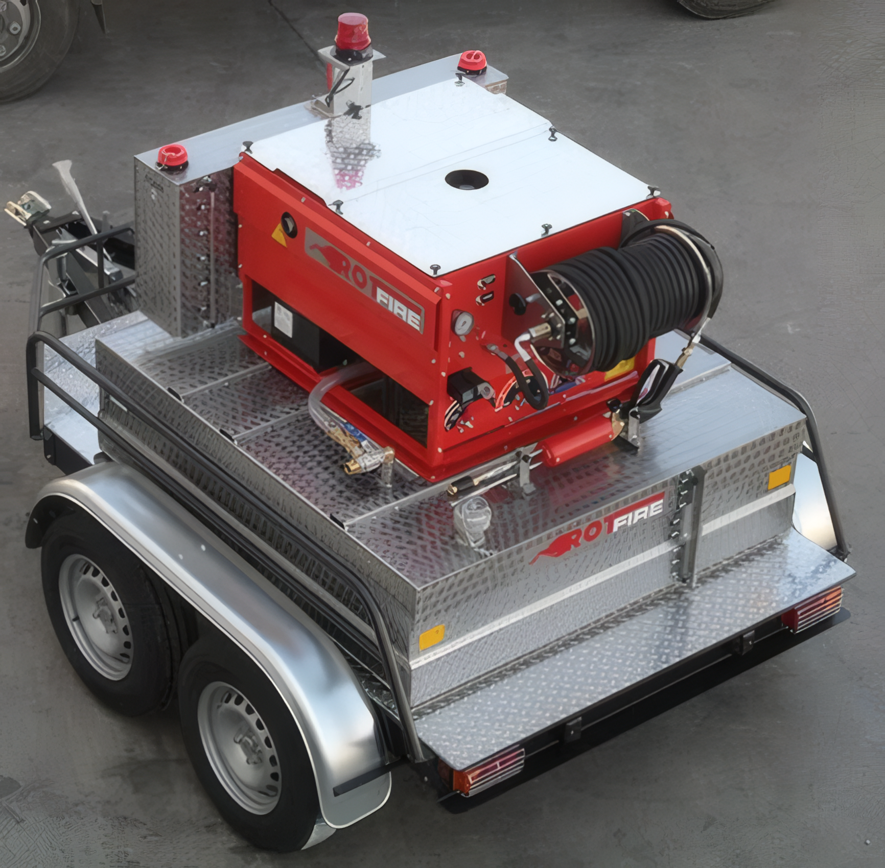 Rotfire تریلر دو اکسل (RD) ( بنزینی – دیزلی) 